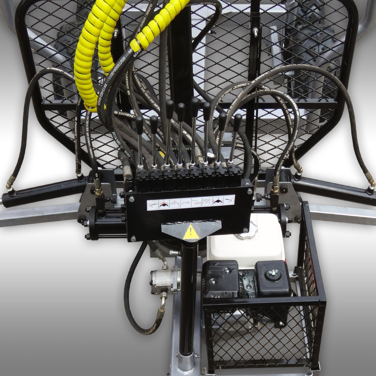 Holzrückewagen Jansen HRW-30, Holzanhänger mit Ladekran