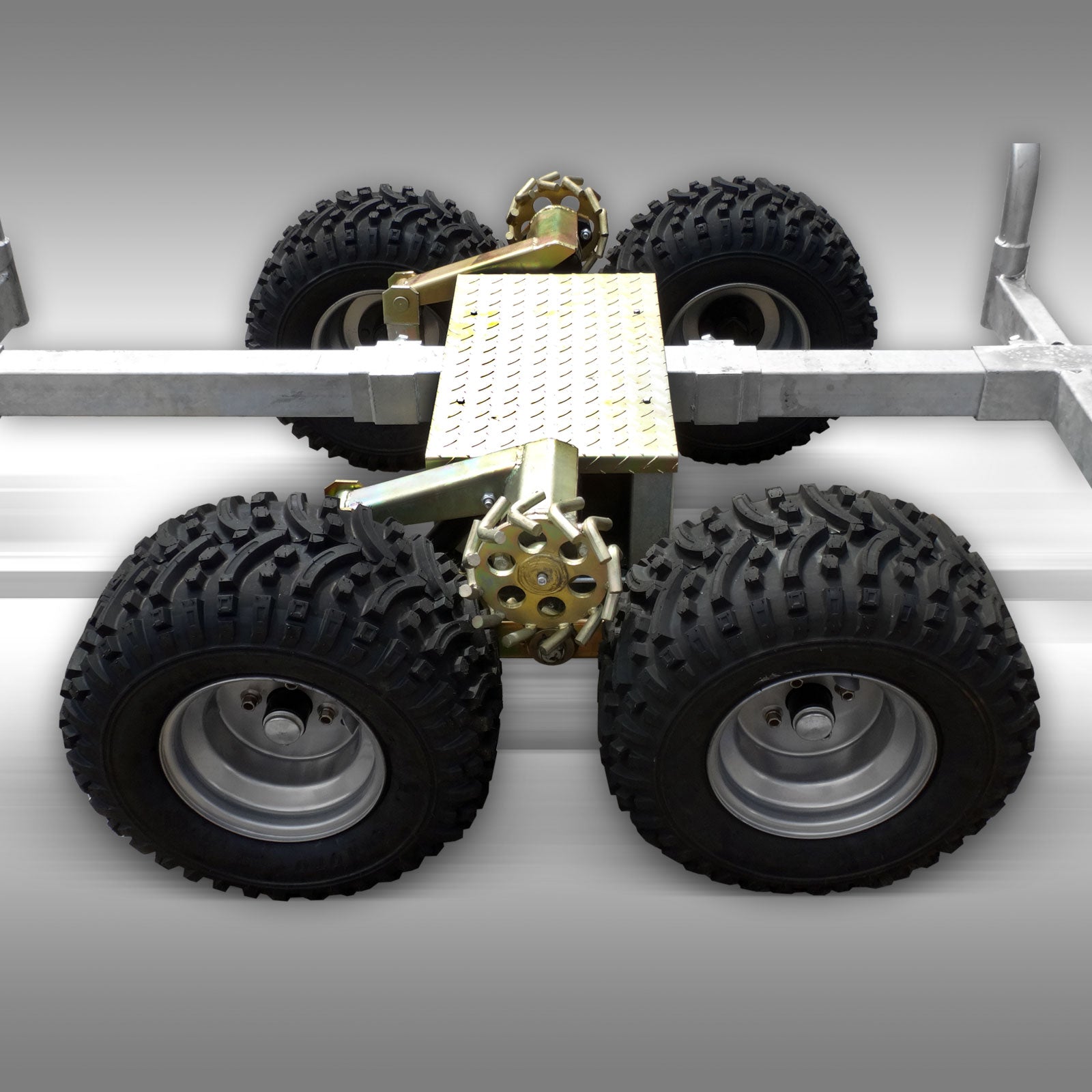 Holzrückewagen Jansen HRW-15pro, verzinkt, Holzanhänger mit Ladekran