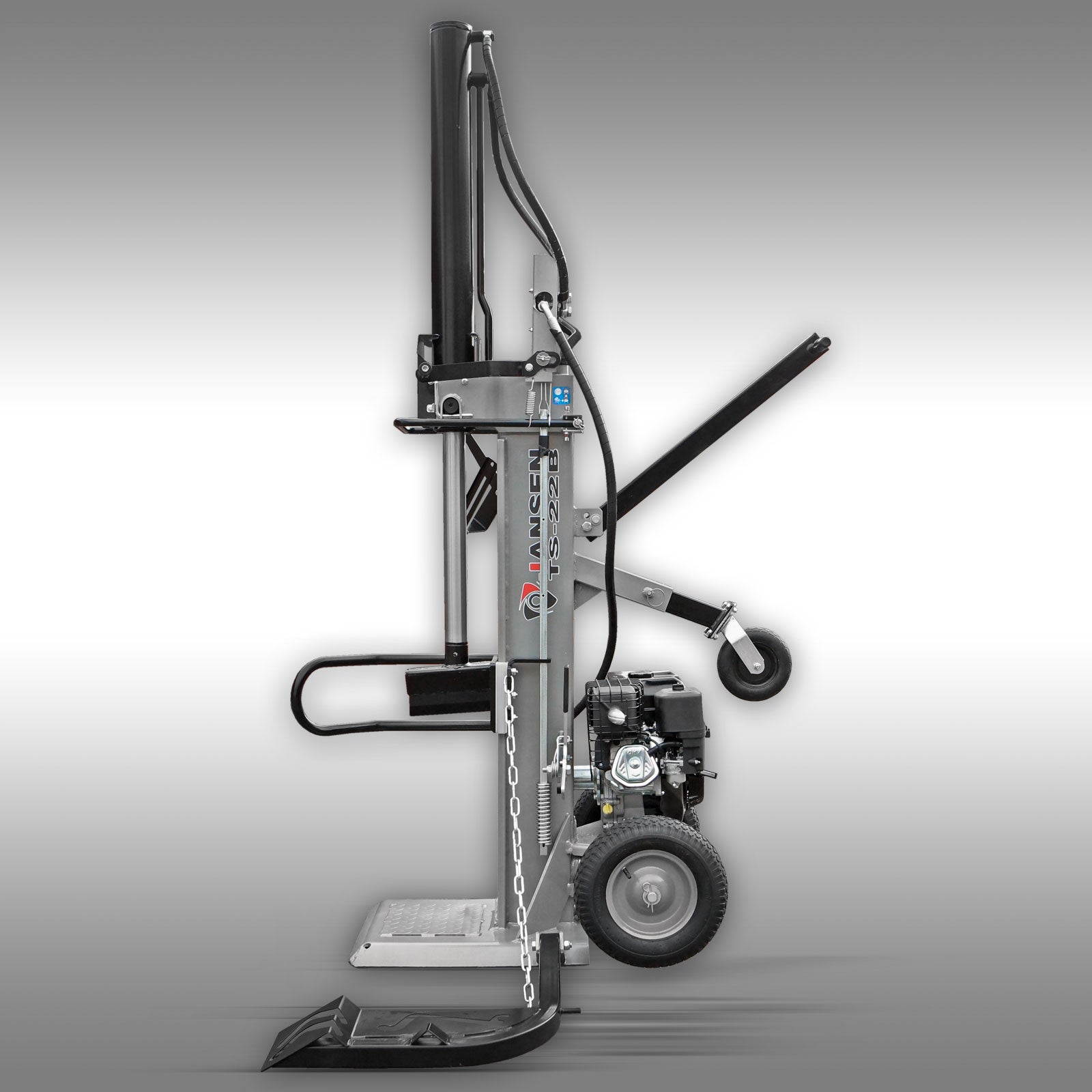 Holzspalter Jansen TS-22B, 22 t, inkl. Stammheber, 9PS Briggs&Stratton