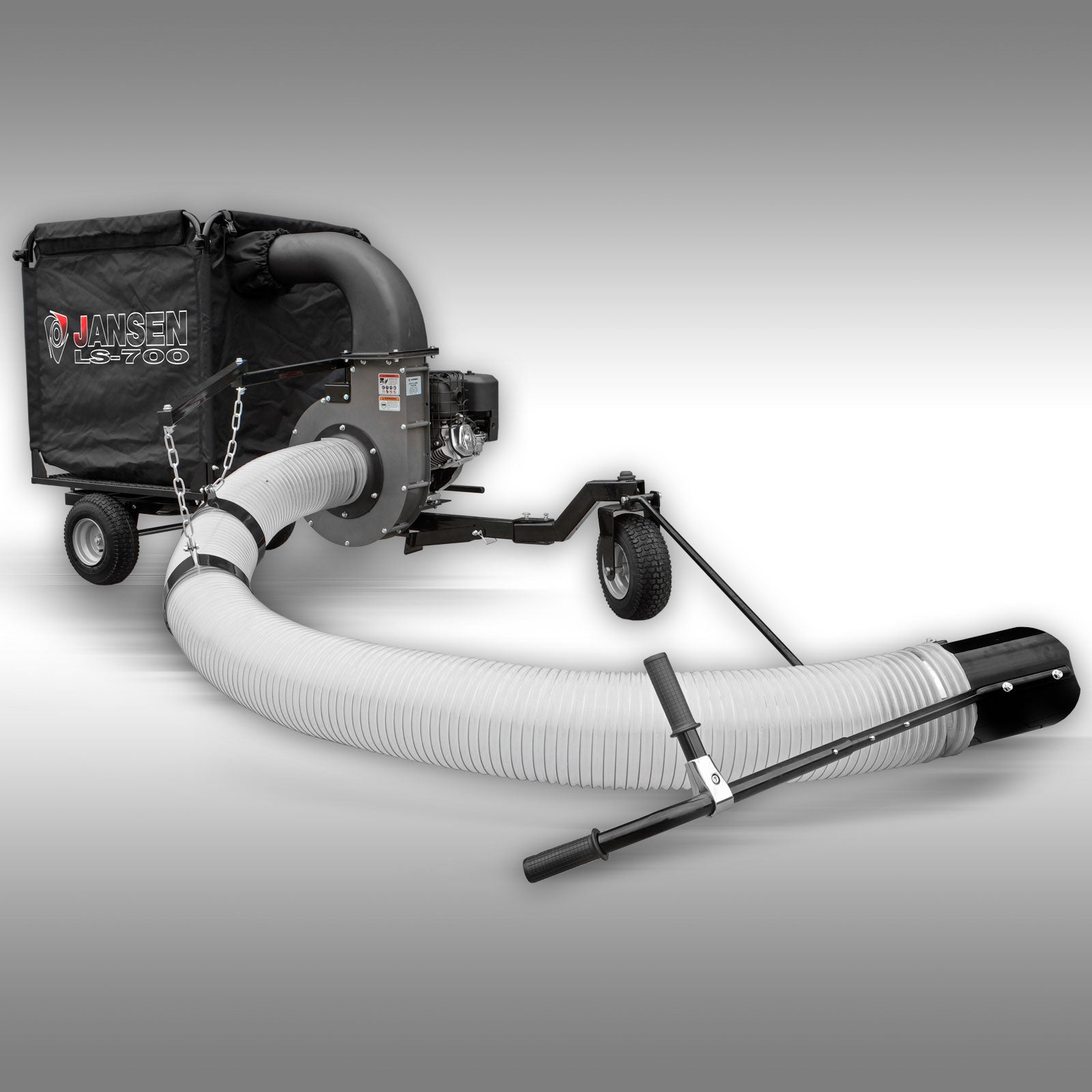 Laubsauger Jansen LS-700, Zugdeichsel, Blattsauger, Laubbläser, Anhänger