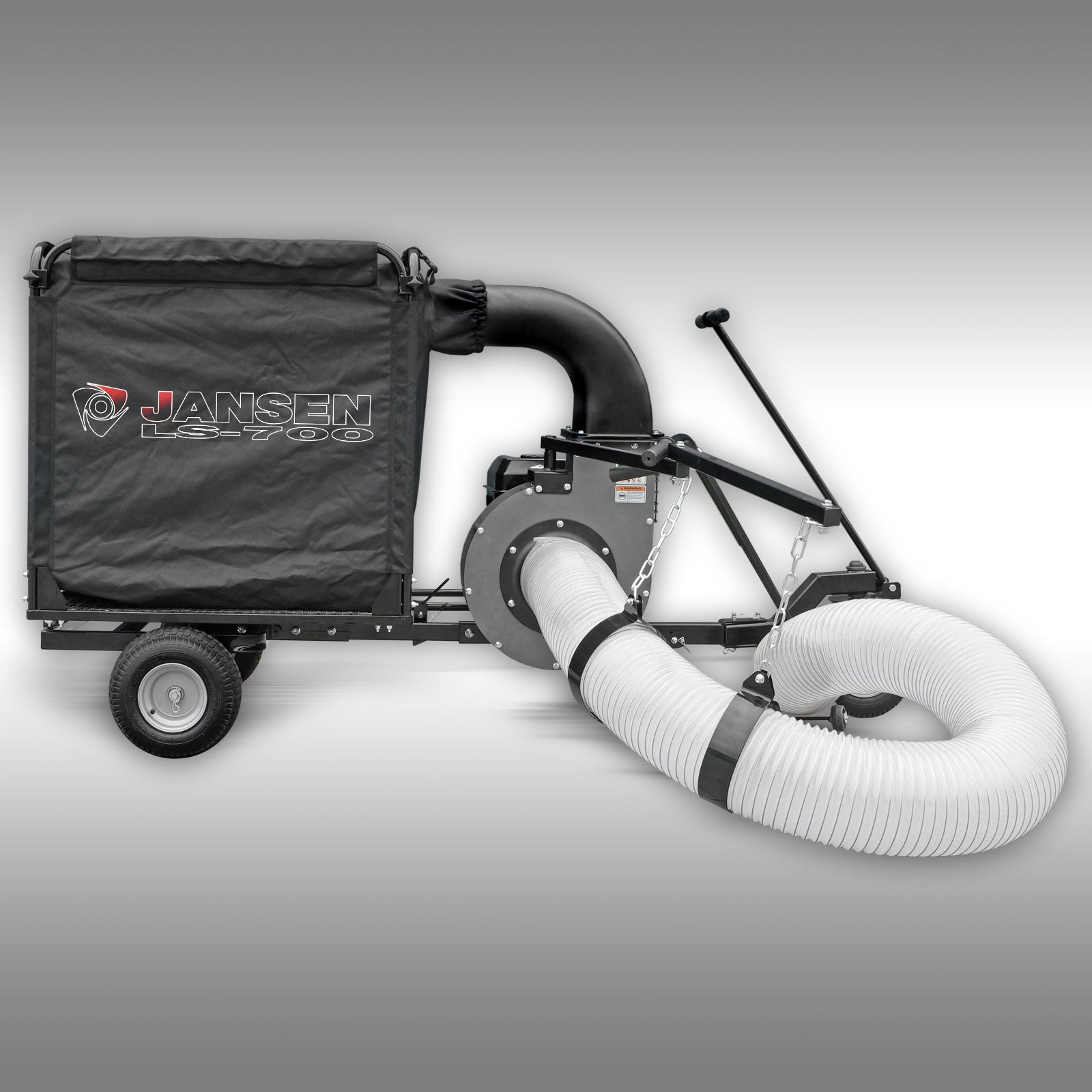 Laubsauger Jansen LS-700, Zugdeichsel, Blattsauger, Laubbläser, Anhänger