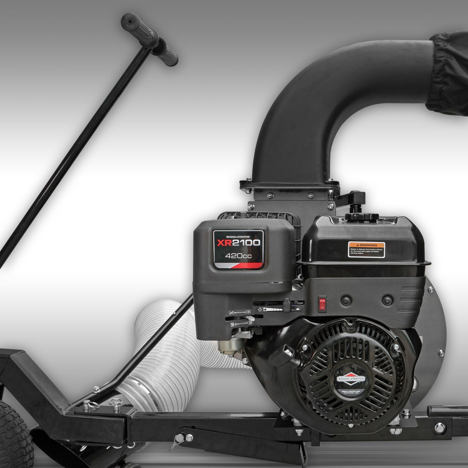 Laubsauger Jansen LS-700, Zugdeichsel, Blattsauger, Laubbläser, Anhänger