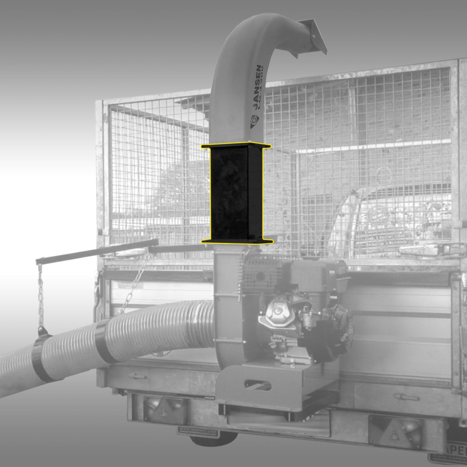 Turmverlängerung für Laubverladegebläse Jansen LG-1300