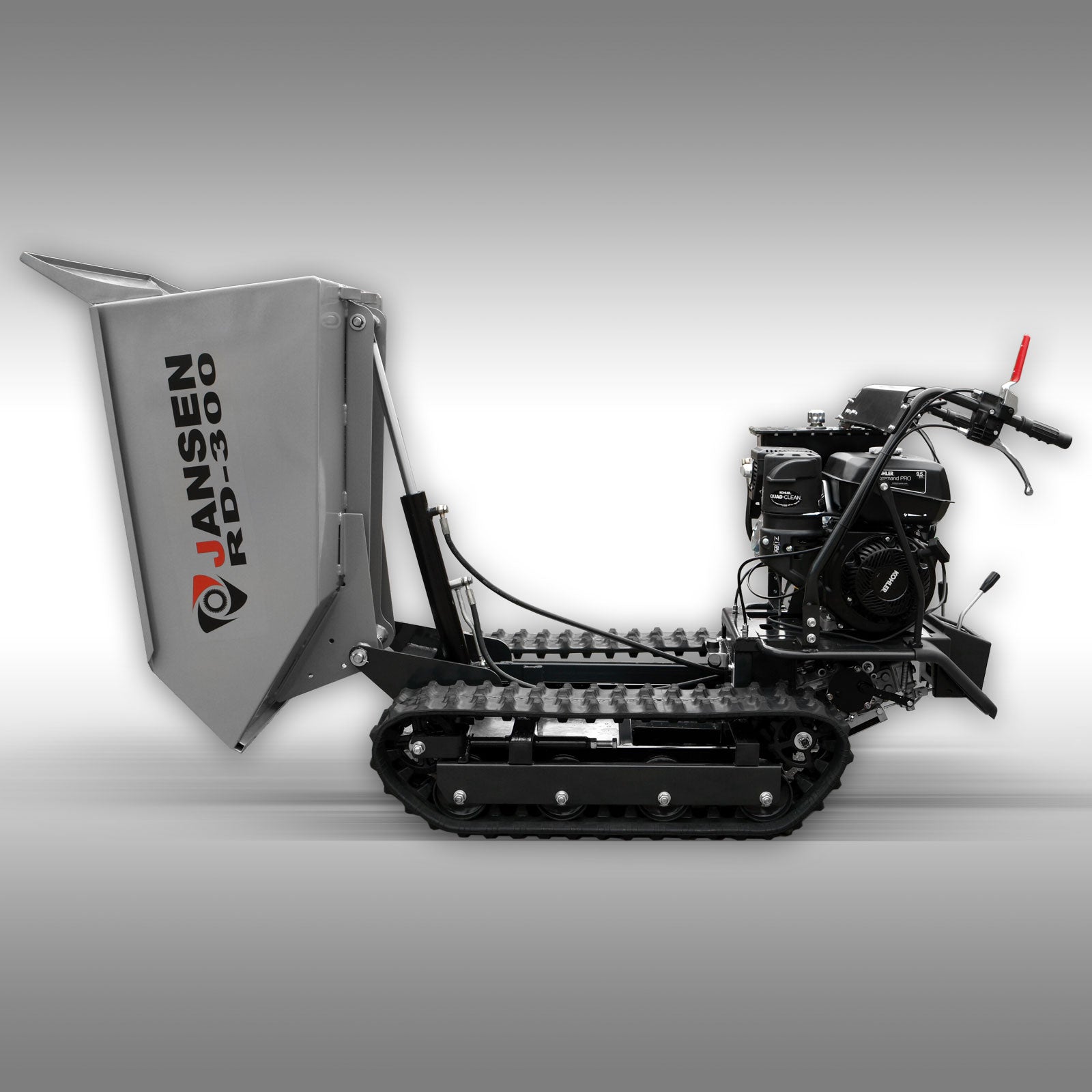 Raupendumper Jansen RD-300, hydr. Mulde, Benzinmotor, Briggs&Stratton