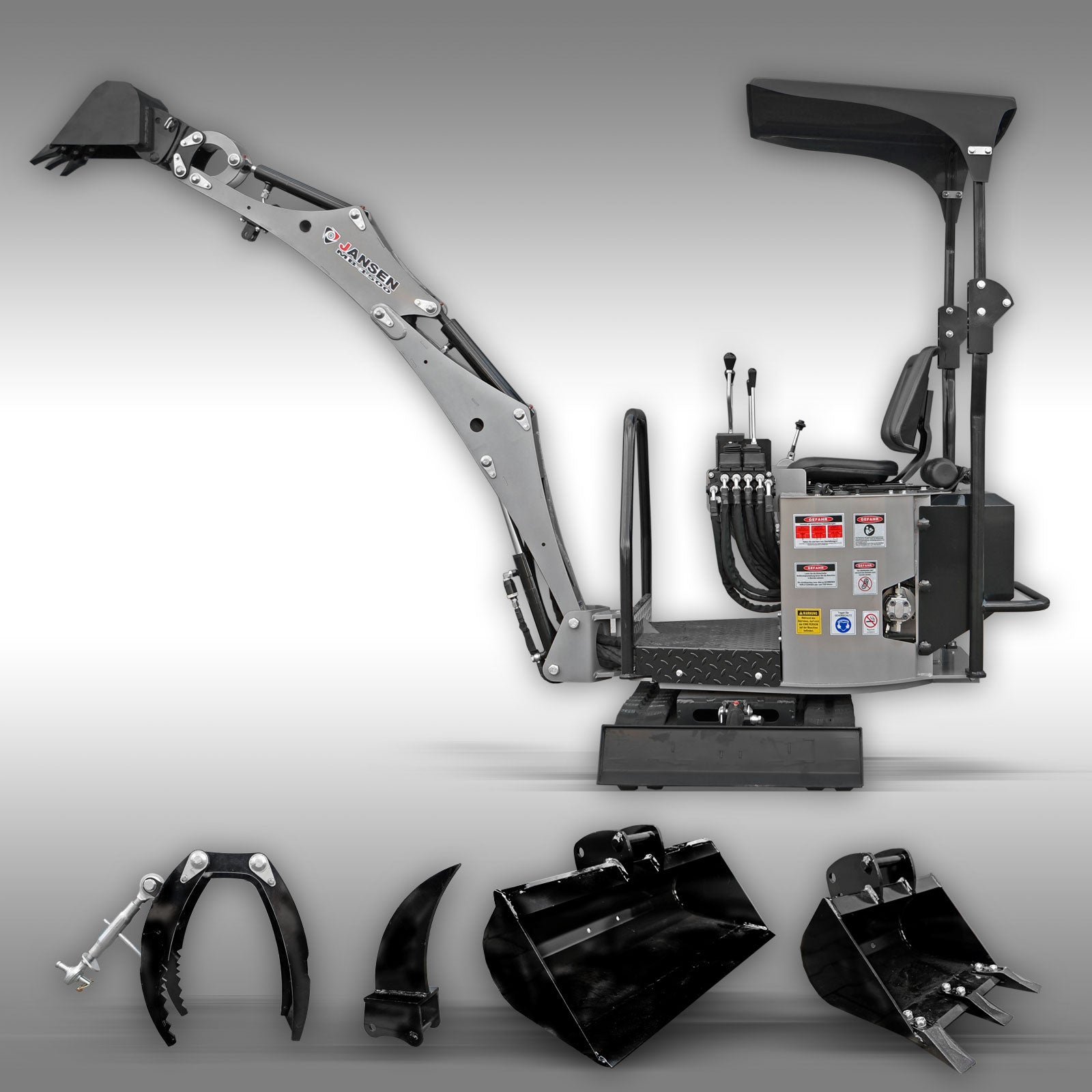 Jansen Minibagger MB-1500, Microbagger, Benzin