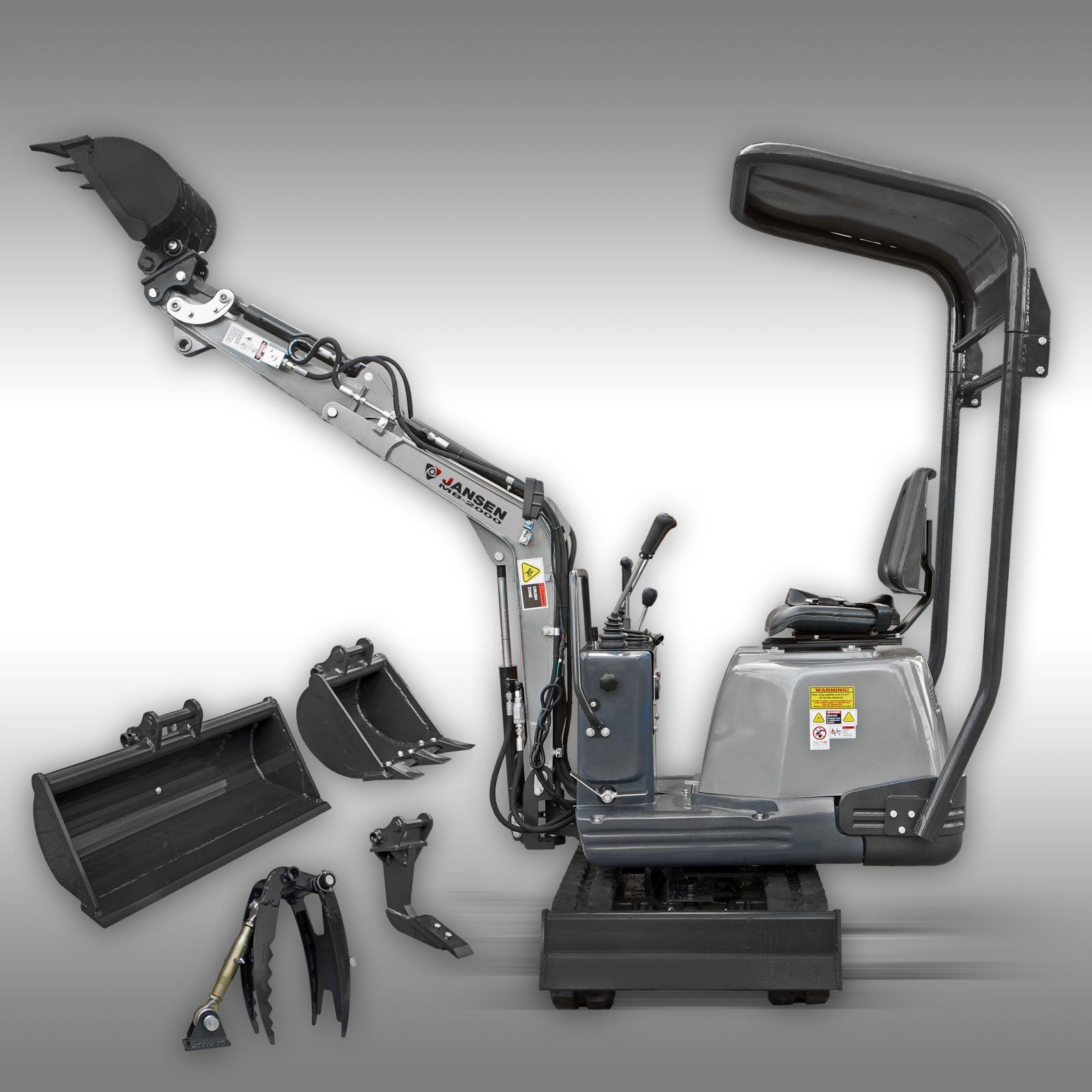 Jansen Minibagger MB-2000, Microbagger, Diesel, YANMAR