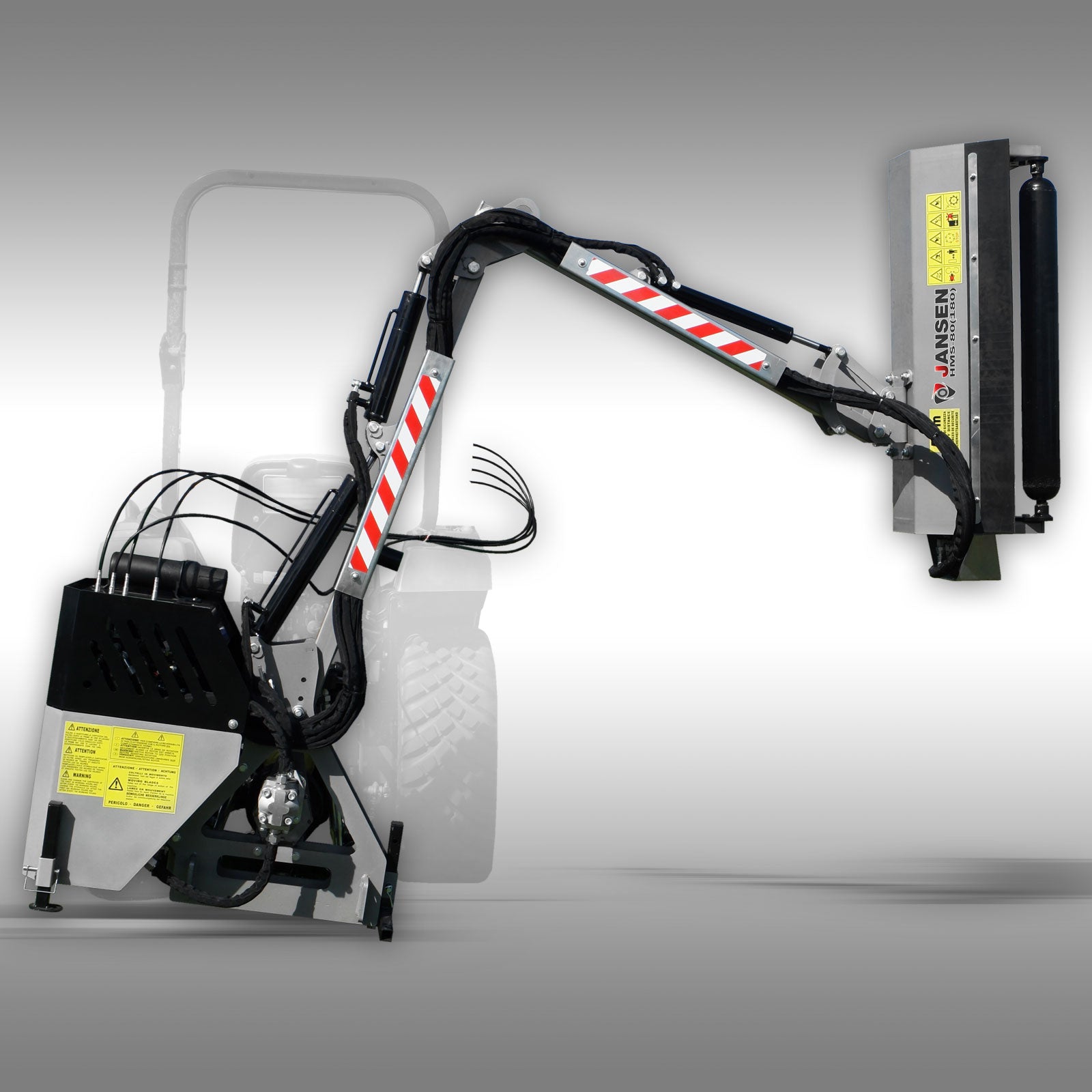 Hydraulischer Heckmulcher/Mähbalken Jansen HMS-80(180) Mähwerk-/Balken