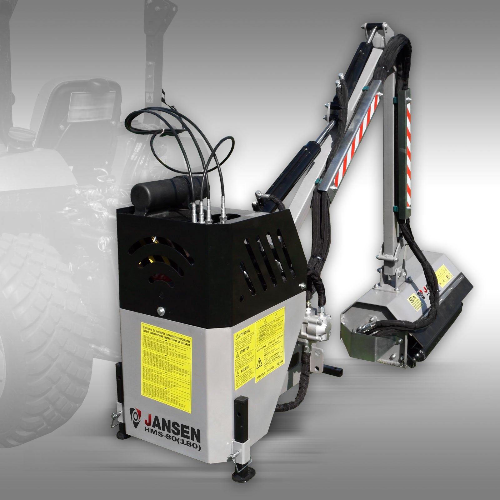 Hydraulischer Heckmulcher/Mähbalken Jansen HMS-80(180) Mähwerk-/Balken