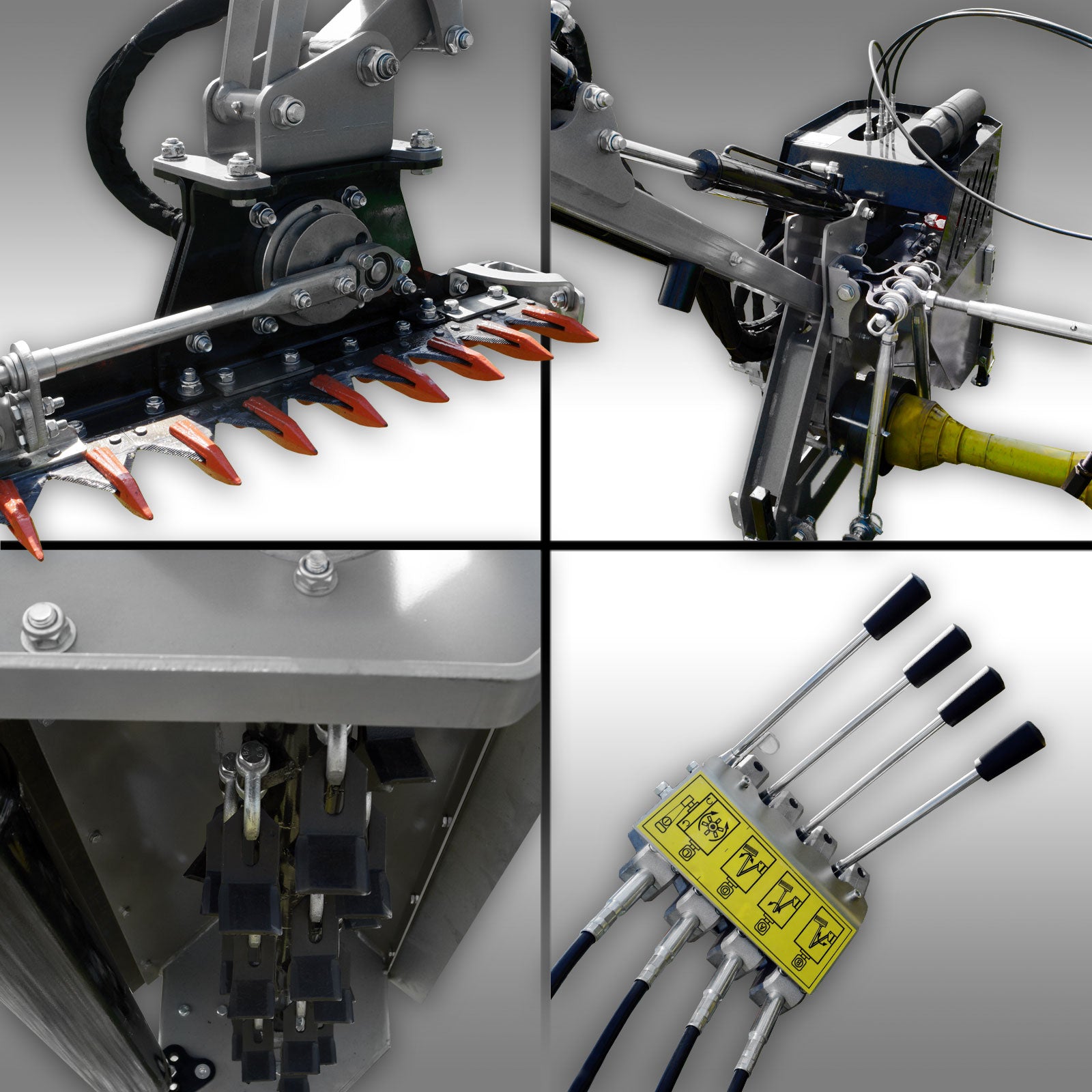 Hydraulischer Heckmulcher/Mähbalken Jansen HMS-80(180) Mähwerk-/Balken
