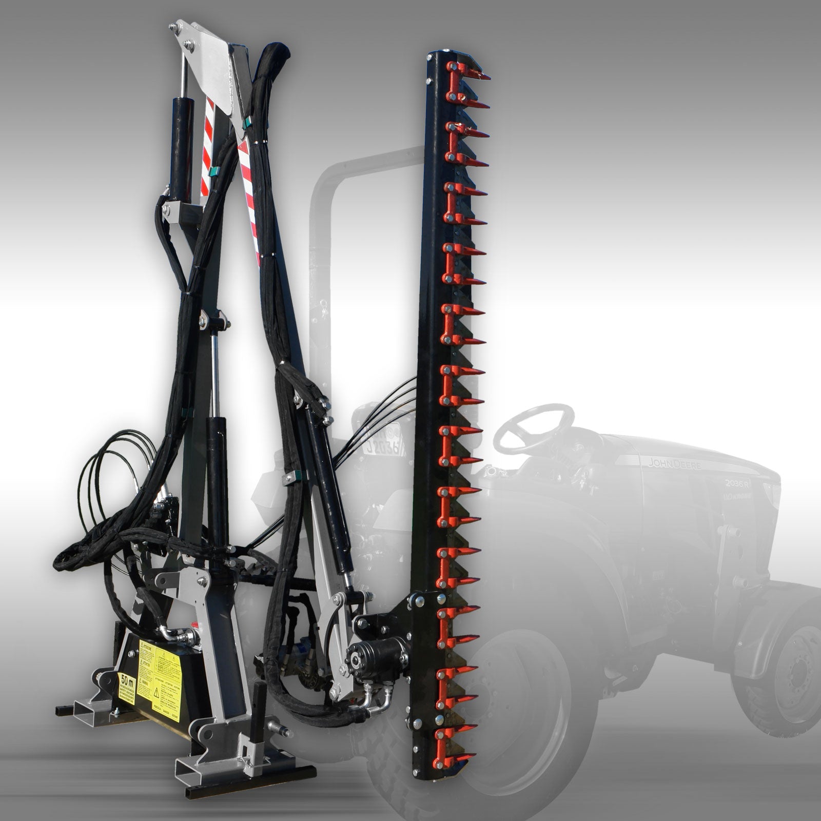 Hydraulischer Mähbalken Jansen HMB-180, Fingermähbalken, Heckenschere