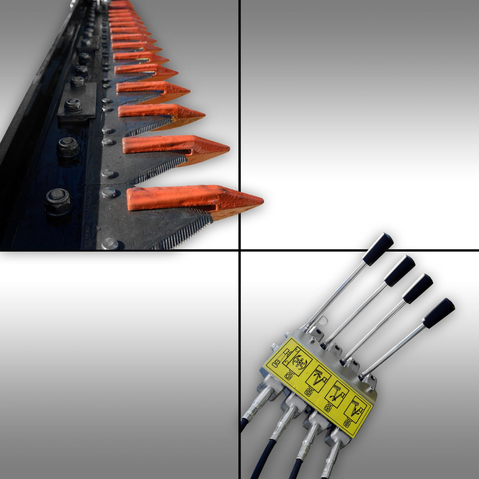 Hydraulischer Mähbalken Jansen HMB-180, Fingermähbalken, Heckenschere