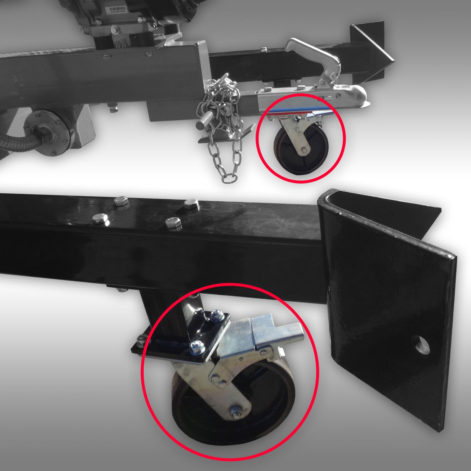 Transporträder (Satz) für Minibagger Jansen MB-300, Schreitbagger