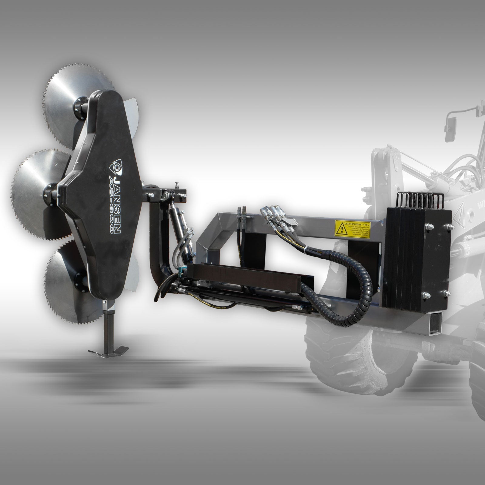 Astsäge Jansen AS-600, Astschere, Traktor, Frontlader, 1750 mm Breite