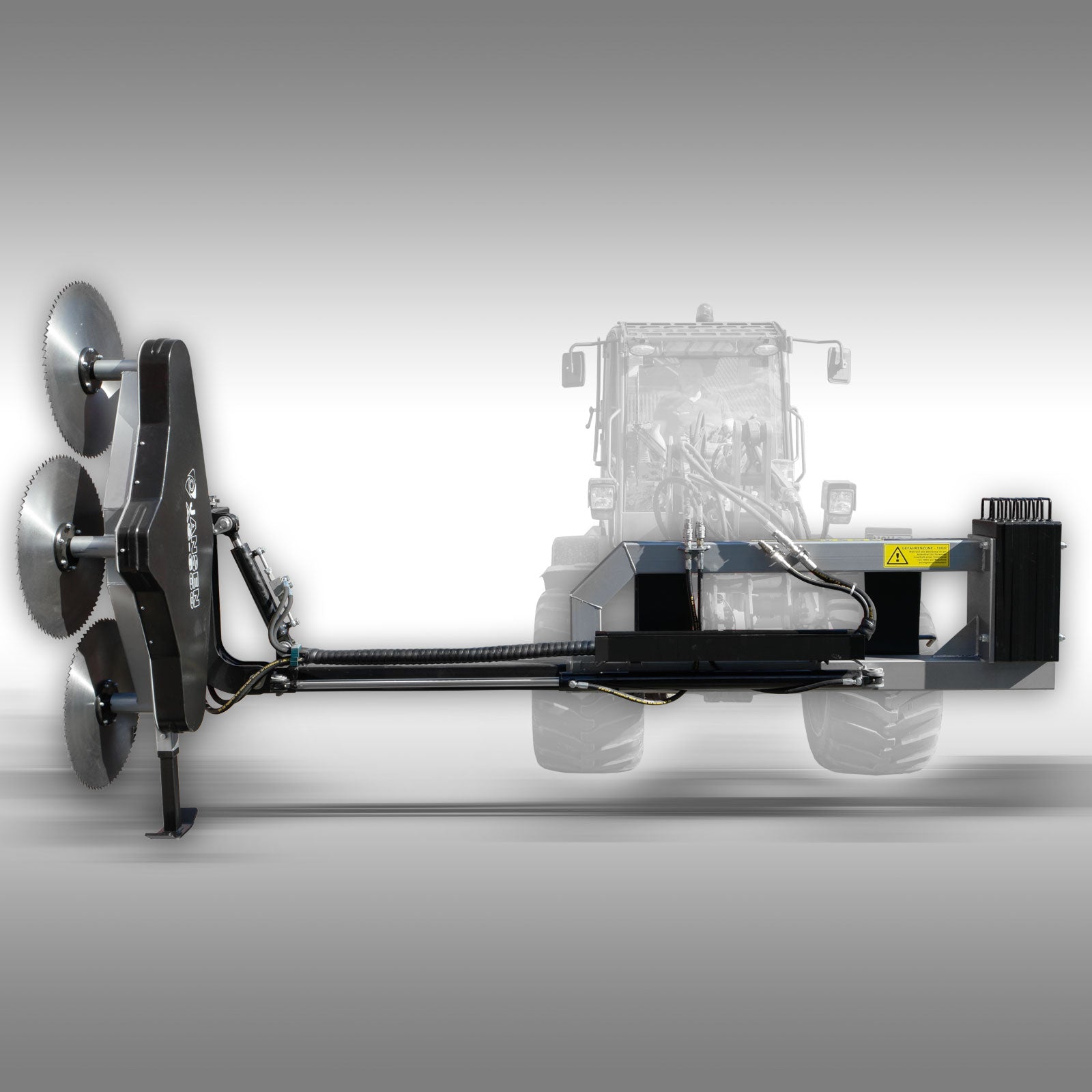 Astsäge Jansen AS-600, Astschere, Traktor, Frontlader, 1750 mm Breite