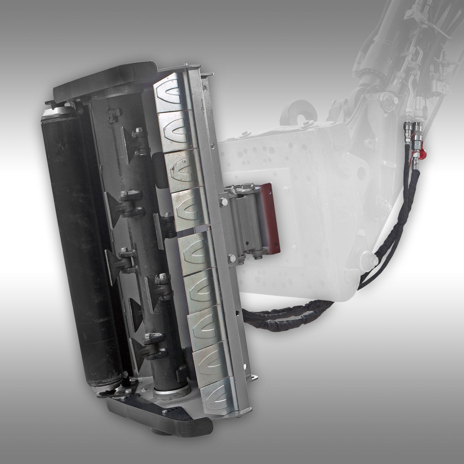 Baggermulcher Jansen BM-120, hydraulisch, Minibagger, Schlegelmulcher