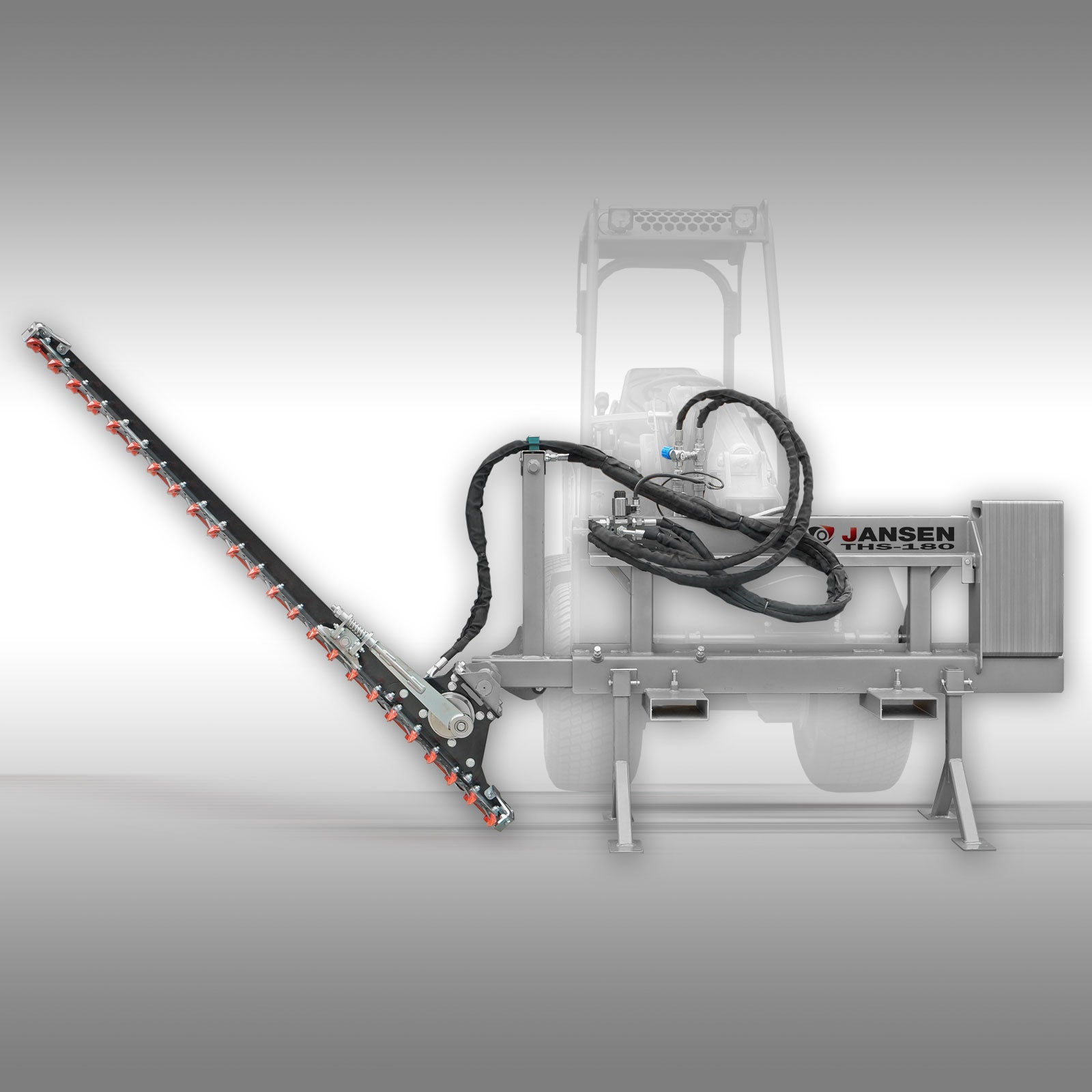 Traktor Hecken Schere Jansen THS-180, Mähbalken, Frontlader, 180 cm