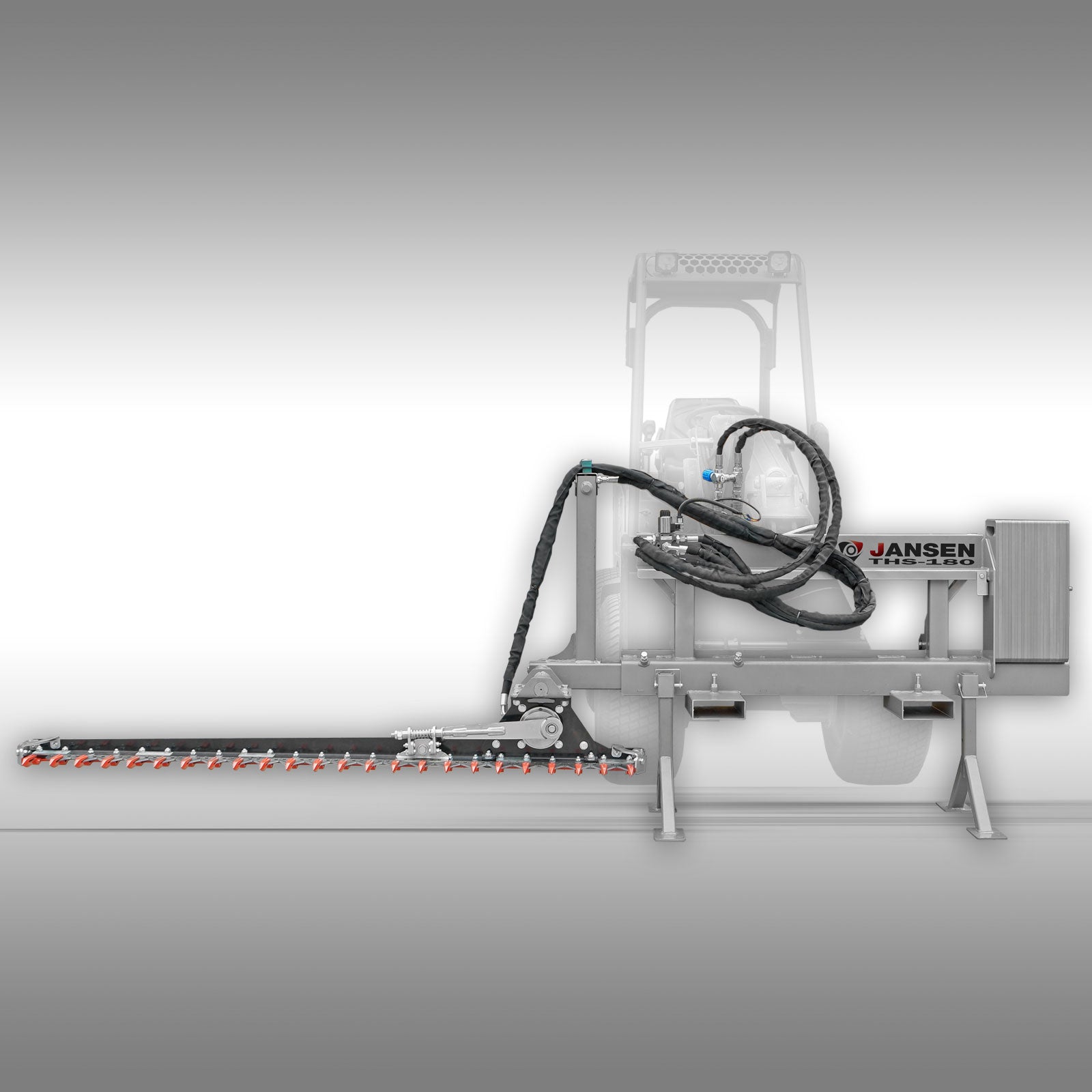 Traktor Hecken Schere Jansen THS-180, Mähbalken, Frontlader, 180 cm