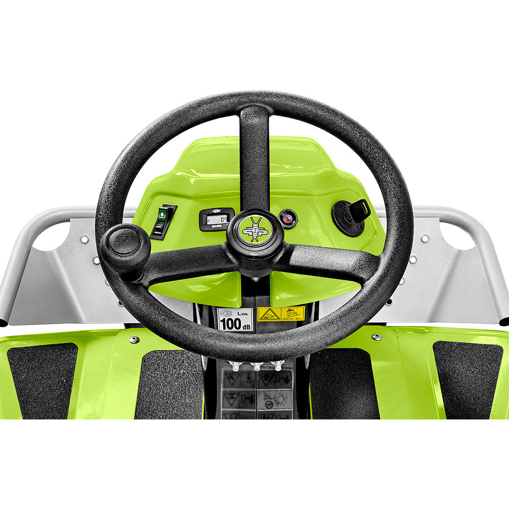 Grillo Aufsitzmäher Doppelfunktion: Mulchen & Heckauswurf MD 24 AWD