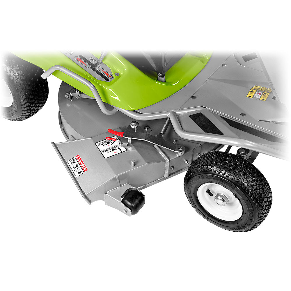 Grillo Aufsitzmäher Doppelfunktion: Mulchen & Seitenauswurf MD 18