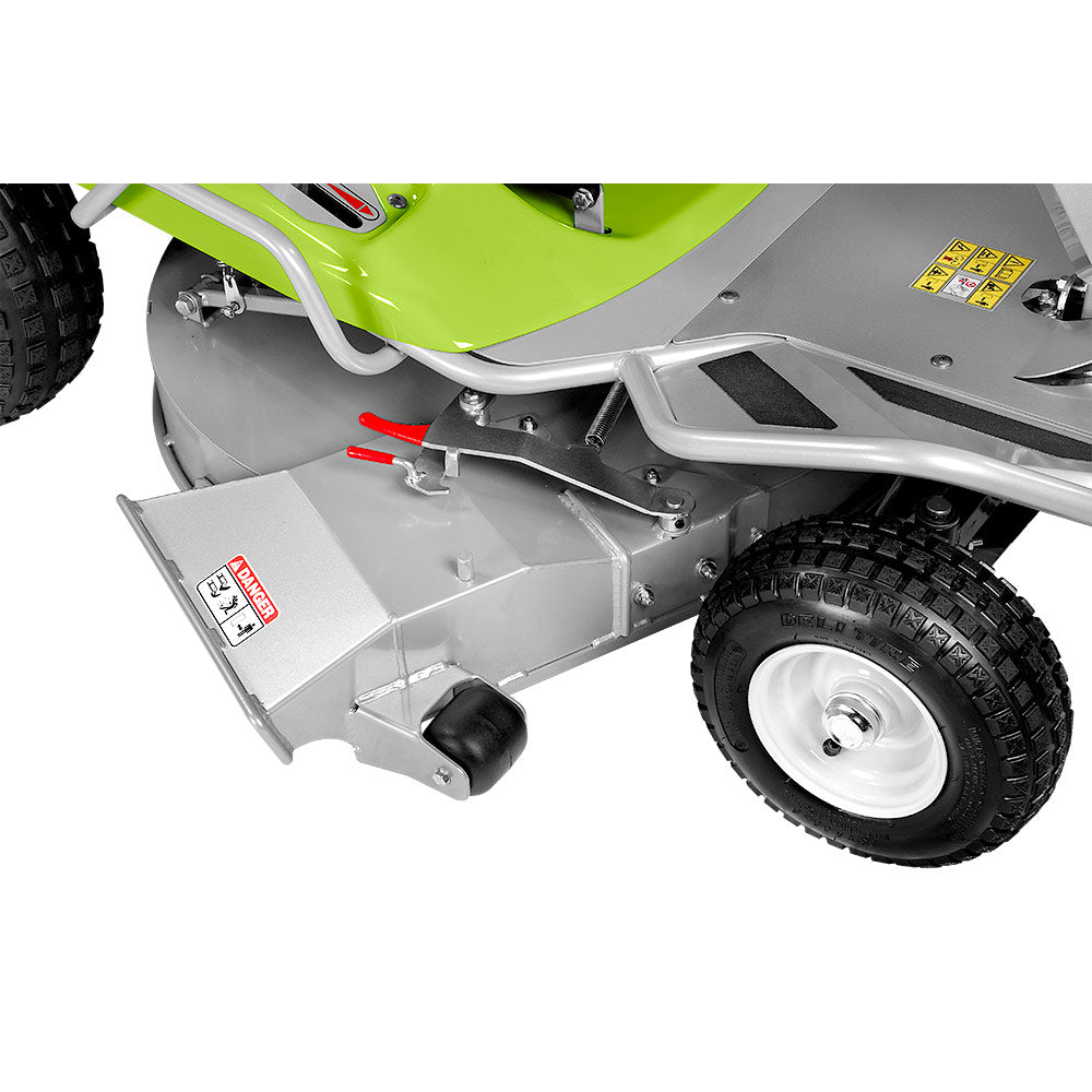 Grillo Aufsitzmäher Doppelfunktion: Mulchen & Seitenauswurf MD 15