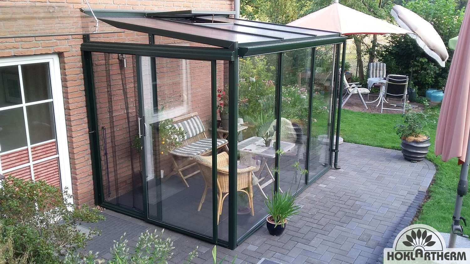 Hoklartherm Anlehngewächshaus "Viola"
