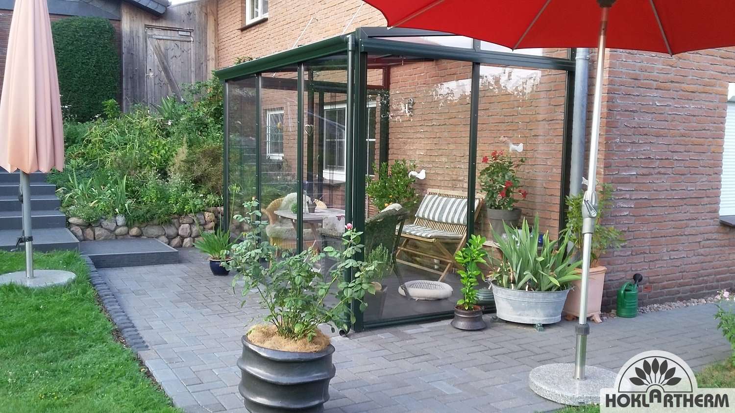 Hoklartherm Anlehngewächshaus "Viola"