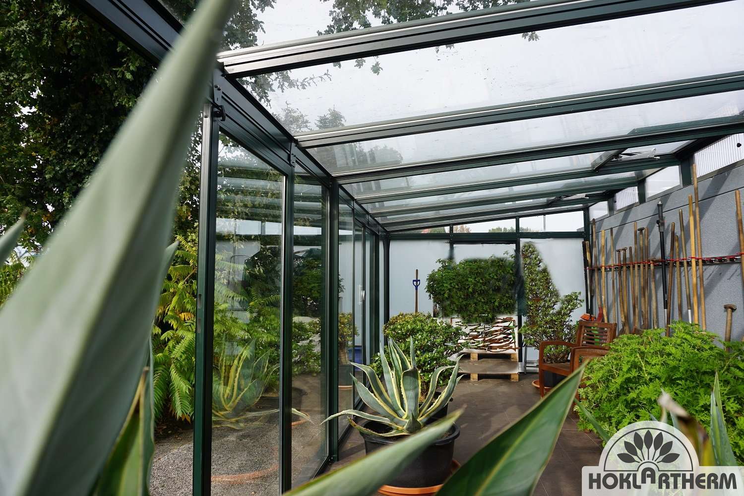 Hoklartherm Anlehngewächshaus "Viola"