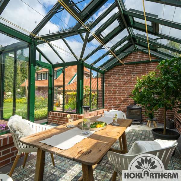 Hoklartherm thermisch getrenntes Gewächshaus "York TH"