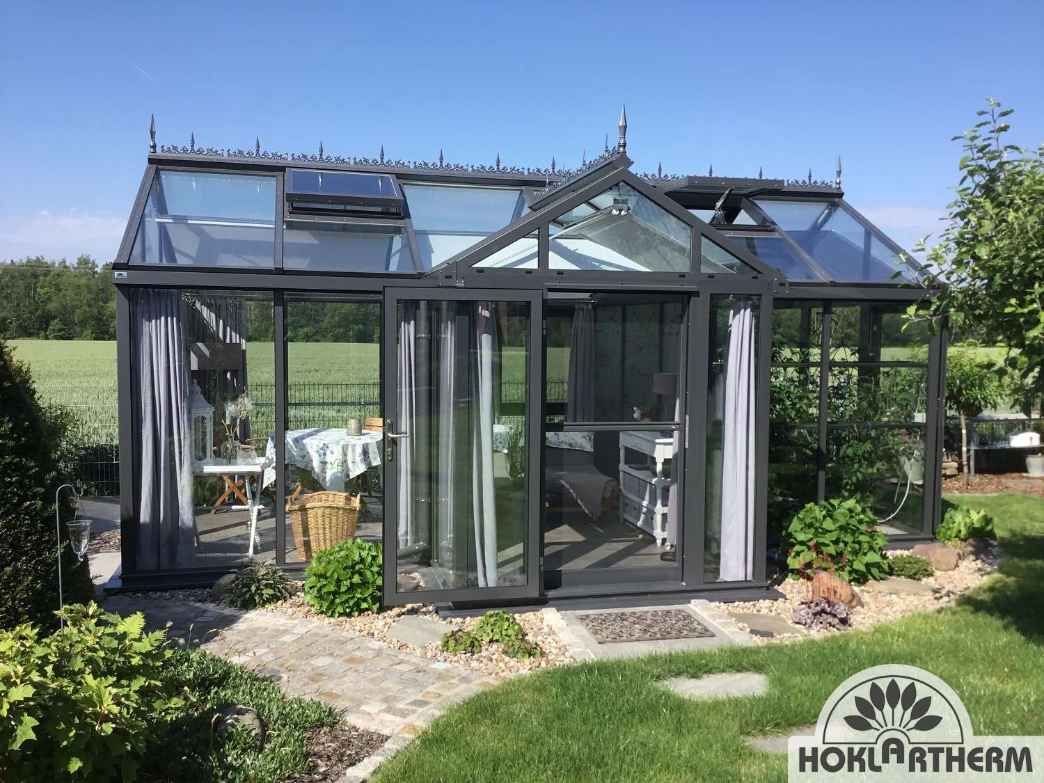 Hoklartherm thermisch getrenntes Gewächshaus "York TH"