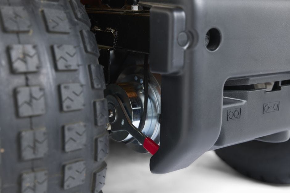 STIGA Tornado 598e Akku-Rasentraktor