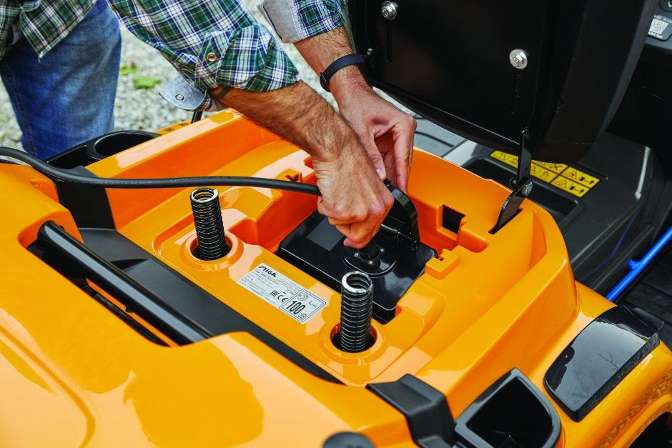 STIGA ESTATE 584e Akku-Rasentraktor