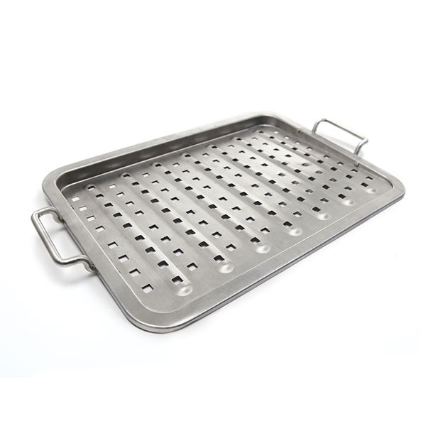 Broil King Grill Topper / Lochblech Edelstahl / 37,5 x 25,5 cm