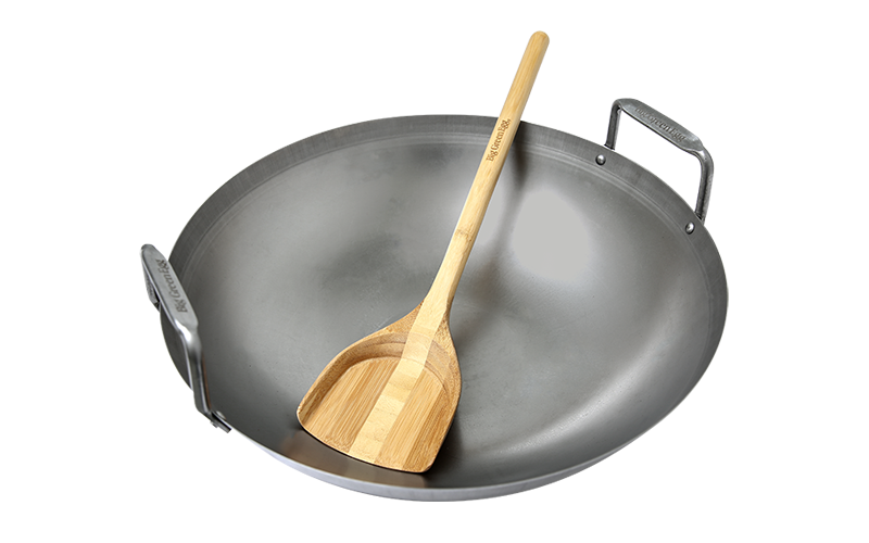 Big Green Egg Grill-Wok aus Kohlenstoffstahl