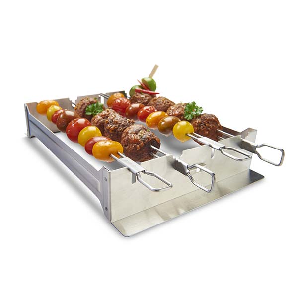 Broil King Narrow Spießgestell mit 4 Grillspießen