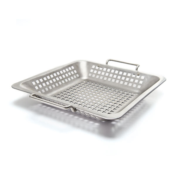 Broil King Gemüse Grillkorb Edelstahl / 30,5 x 30,5 x 5 cm
