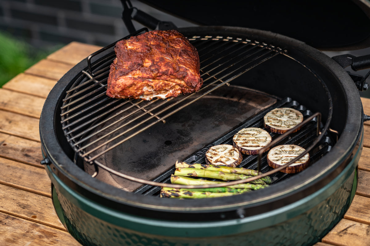 Green Egg Grillroste und Keramik