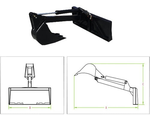 PowerPac Anbaubagger für ML300