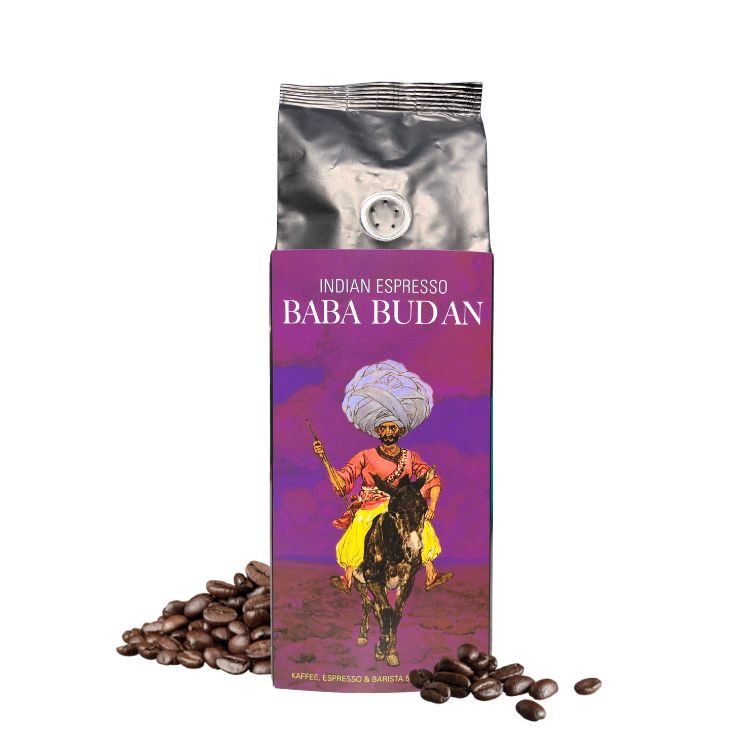Baba Budan Indian Espresso, ganze Bohnen, 500g