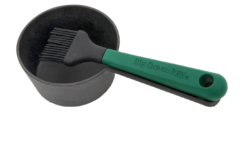 Big Green Egg Cast Iron Sauce Pot/ Soßentopf aus Gusseisen