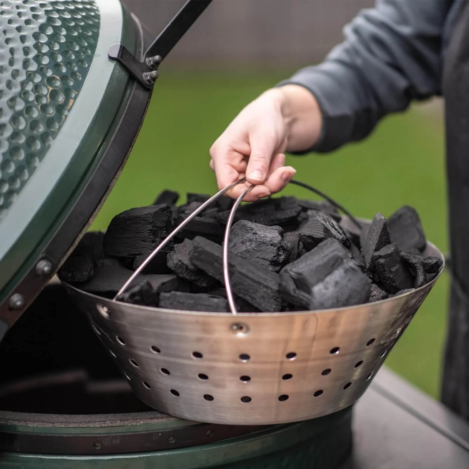 Big Green Egg Holzkohlekorb