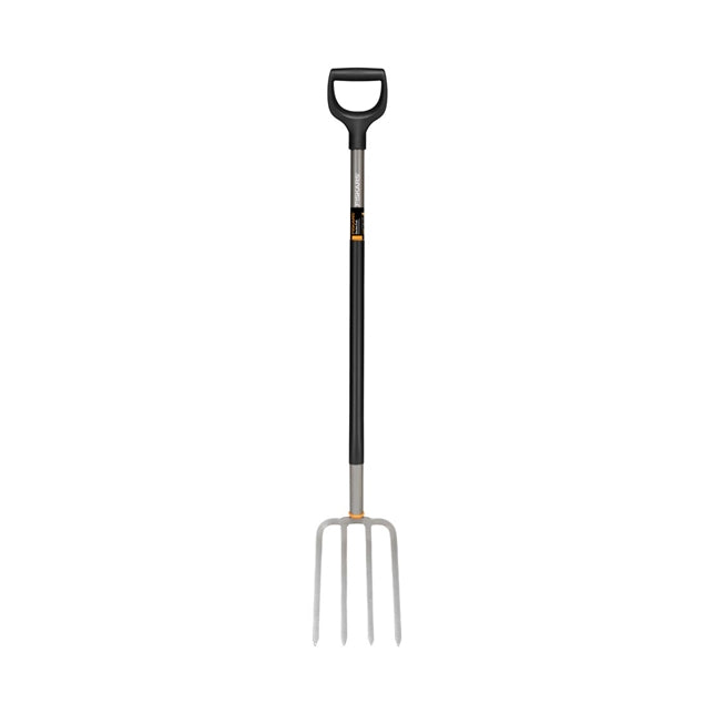 Fiskars Ergonomic Spatengabel, grau
