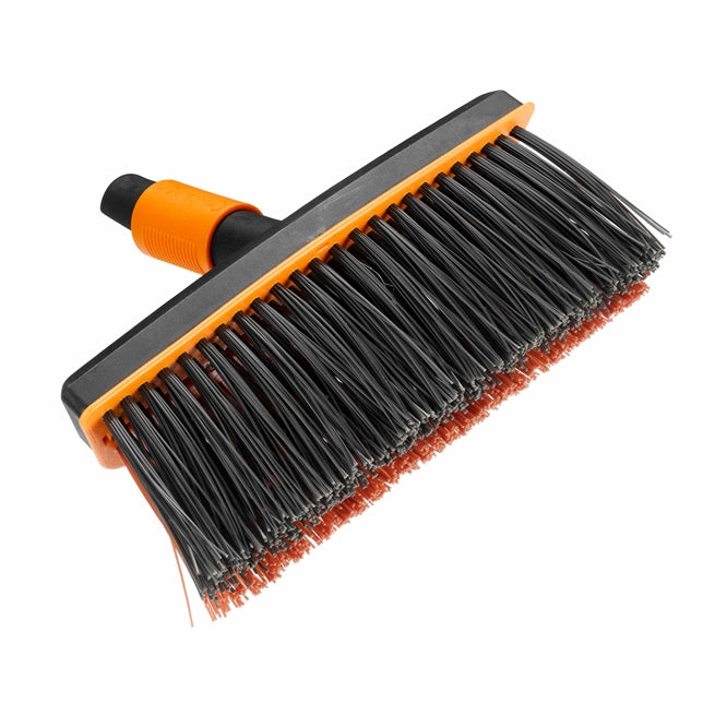 Fiskars QuickFit Kehrbesen/ Straßenbesen/ Allzweckbesen