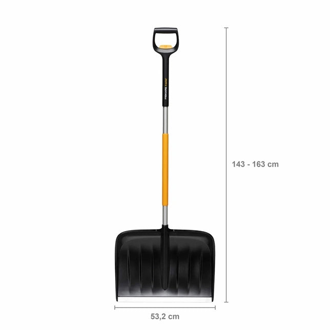 Fiskars X-series Teleskop-Schneeräumer