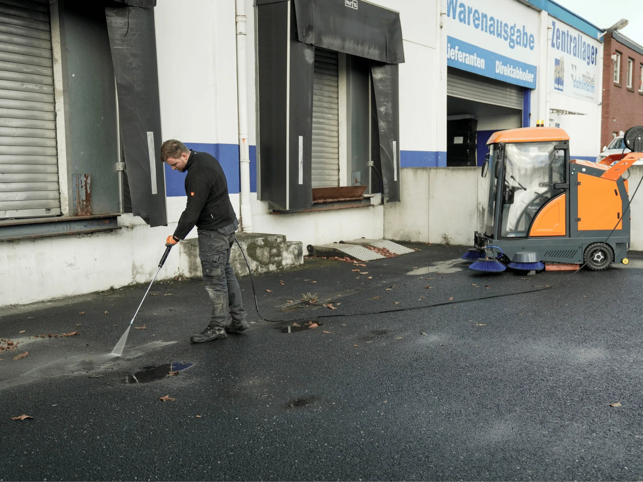 Graefer Kehrmaschine mit Kabine KM180-PRO