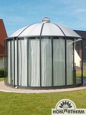 Hoklartherm Beschattung -SEITE- für Pavillon Rondo "HOKLAR-Sun"