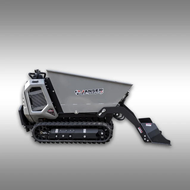 JANSEN® RD-700proS Raupendumper, hydrostatisch, Selbstladefunktion, Hochentleerung