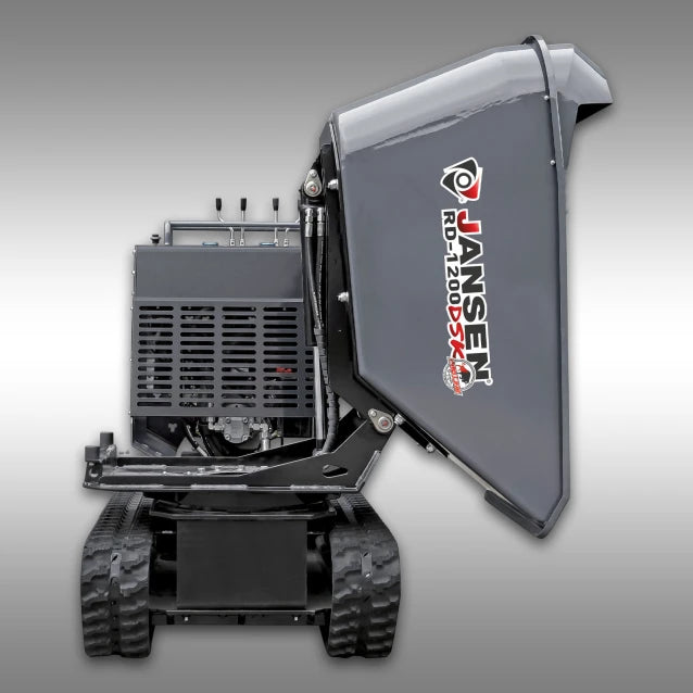 JANSEN® Raupendumper RD-1200DSK, Dreiseitenkipper, 1,2t, Benzin