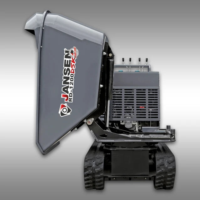 JANSEN® Raupendumper RD-1200DSK, Dreiseitenkipper, 1,2t, Benzin