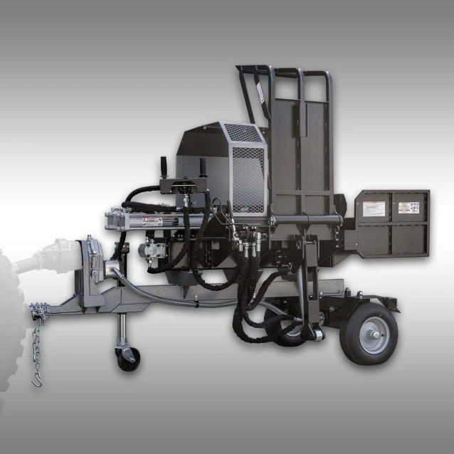JANSEN® SHS-20L55T Schichtholzspalter, 20 Tonnen, Zapfwellenantrieb & Stammheber