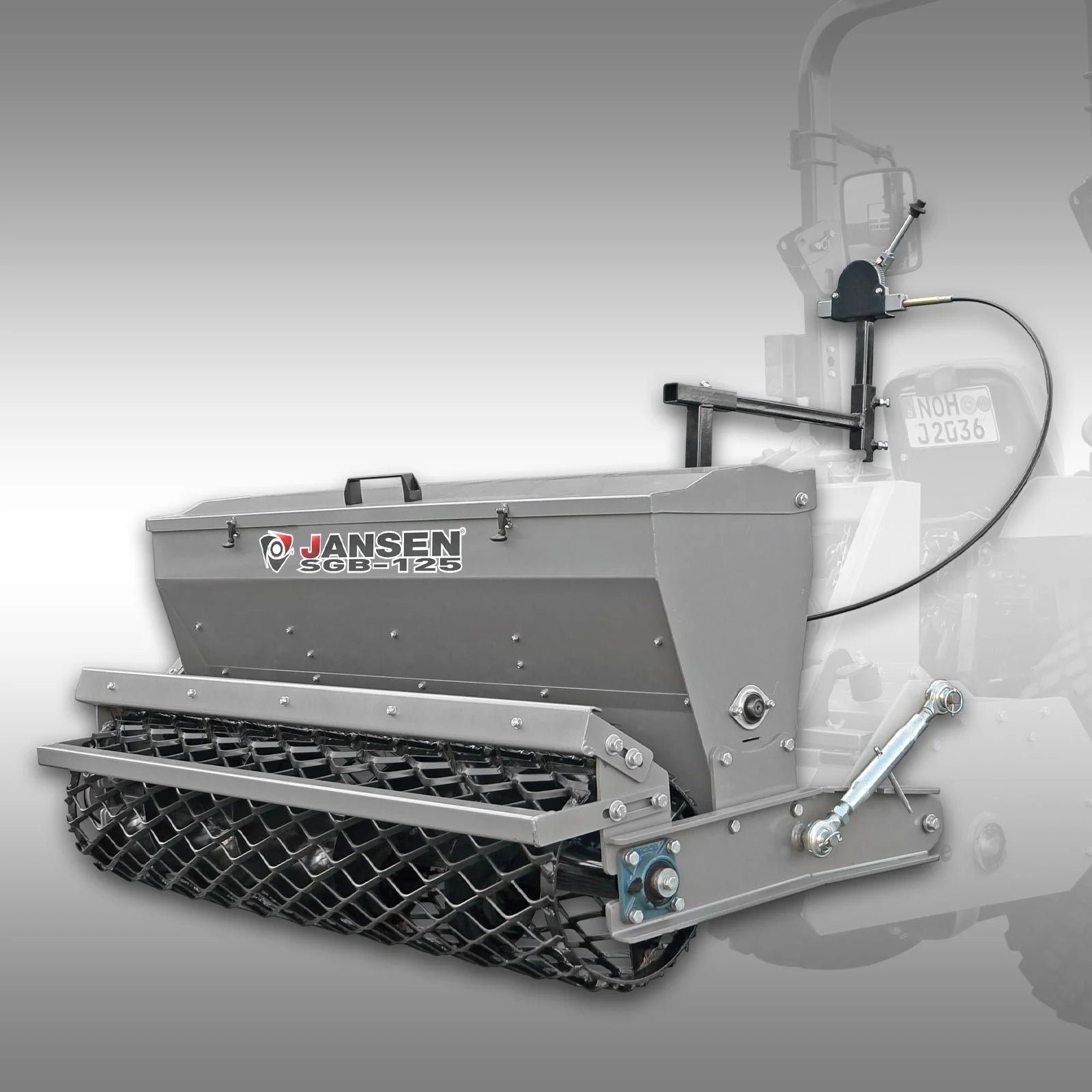 Saatgutbehälter JANSEN SGB-125, Saatkasten für Umkehrfräse UKF-125